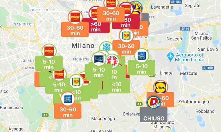 COVID-19 e code al supermercato, dovefila.it un aiuto concreto