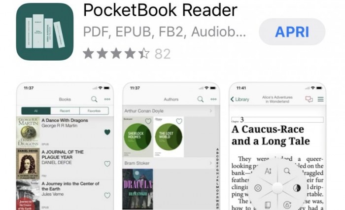 Pocketbook Reader: un’intera biblioteca a portata di app