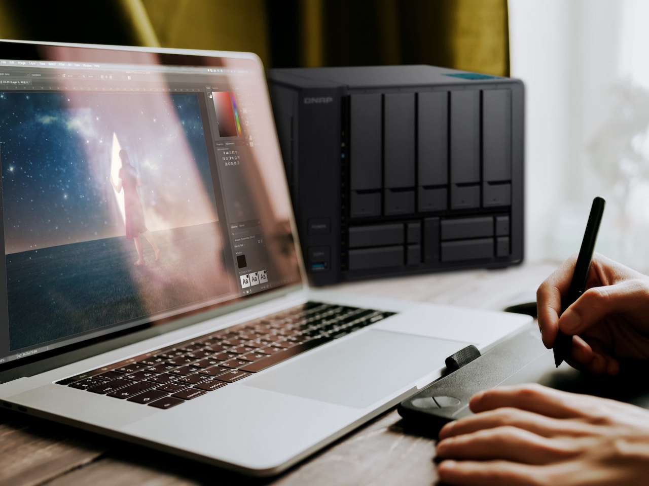 qnap storage adobe