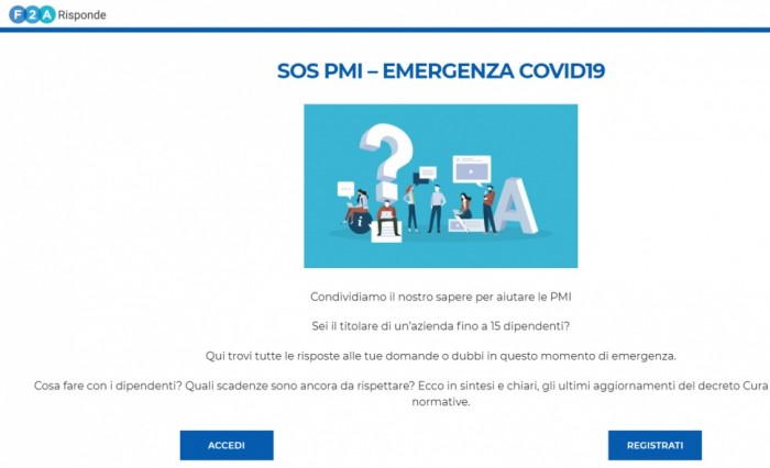 F2A, risposte alle Pmi alle prese con l’emergenza Covid-19
