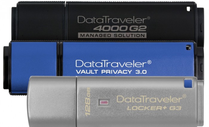 Kingston aggiunge la capacità di 128GB ai propri drive flash USB crittografati