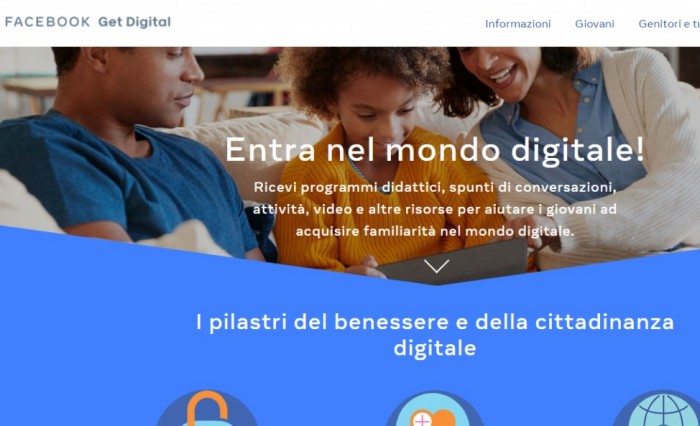 Facebook presenta GetDigital, per un'educazione digitale consapevole