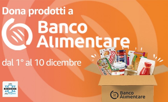 Amazon.it: 30 tonnellate di alimenti al Banco Alimentare grazie alla generosità dei clienti