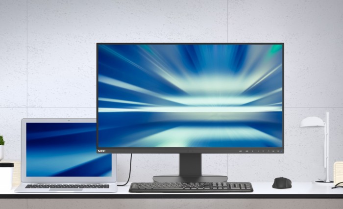 Sharp/NEC presenta i nuovi monitor desktop USB-C one-cable per casa e ufficio
