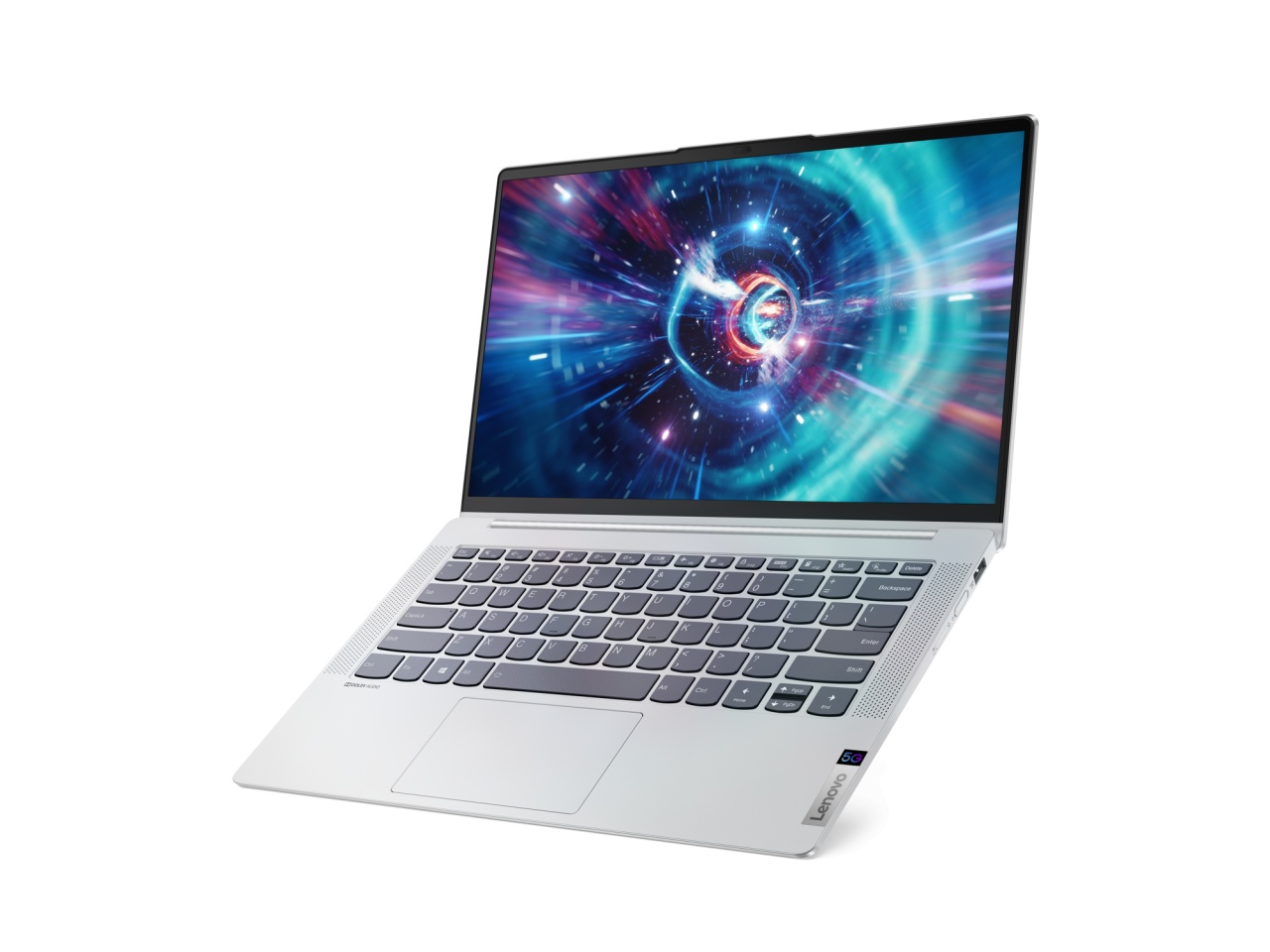 lenovo ideapad 5g open angle light silver