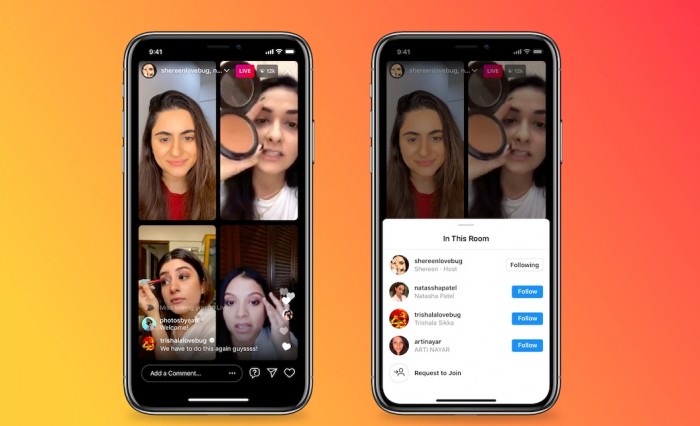 Le dirette Instagram raddoppiano: arrivano le Stanze in diretta