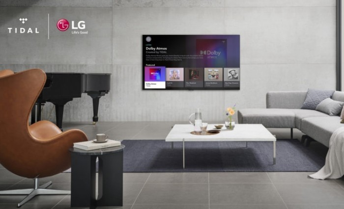 Il servizio di streaming Tidal disponibile sui TV LG