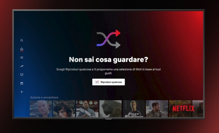 "Riproduci qualcosa", la nuova funzione di Netflix disponibile anche in Italia 