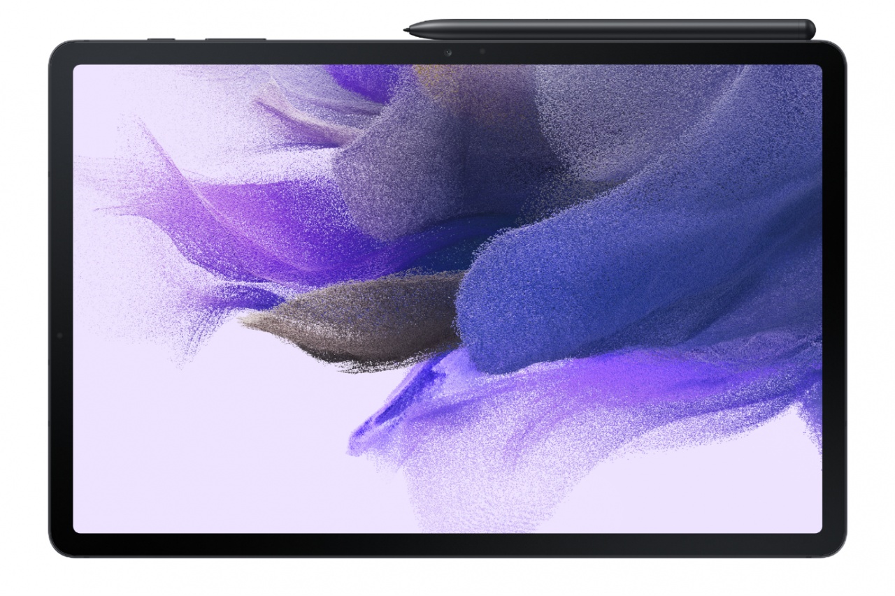 galaxy tab s7 fe mysticblack front with s pen