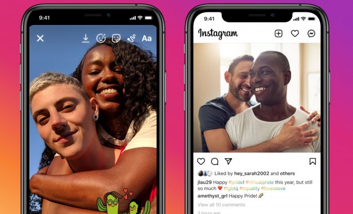 Pride 2021: Facebook e Instagram si colorano di arcobaleno
