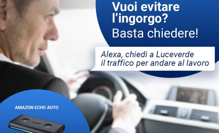 Aci lancia LUCEVERDE, nuova skill di Alexa. Info-traffico, radio e podcast accessibili attraverso interazione vocale