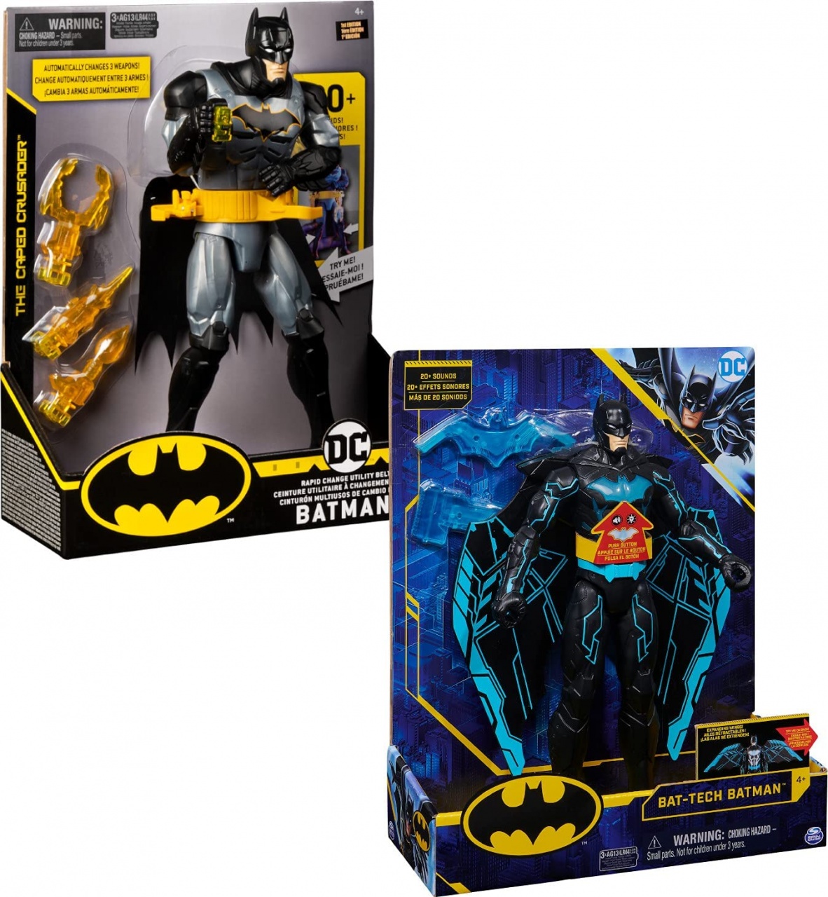 batman deluxe, personaggio in scala da 30cm di dc comics