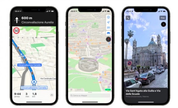 Apple rilascia la nuova versione di Mappe in Italia