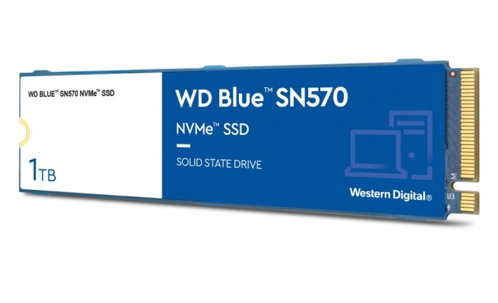 Western Digital lancia la nuova unità WD Blue SN570 NVMe SSD