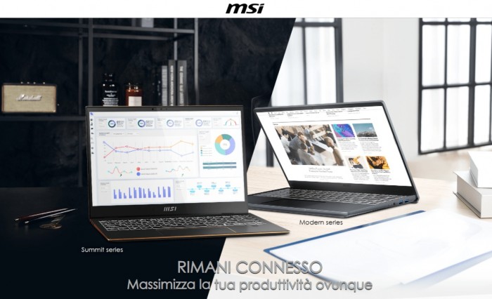  MSI lancia l'iniziativa “Rimani Connesso" con tante offerte sui laptop 