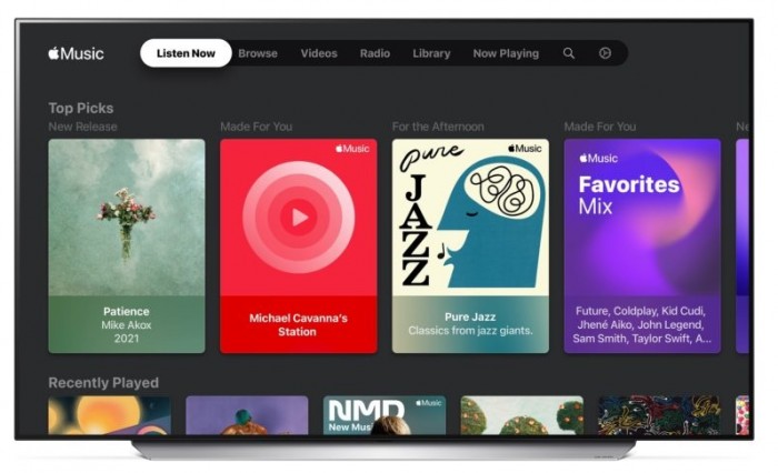 L’app Apple Music arriva sugli smart TV LG
