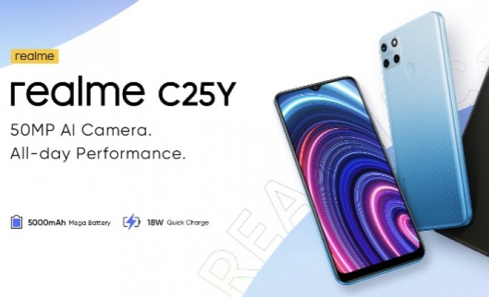 realme C25Y: con processore Unisoc T610 e batteria da 5000mAh