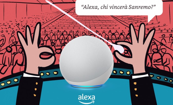 Amazon: Alexa pronta per il Festival della Canzone Italiana 2022