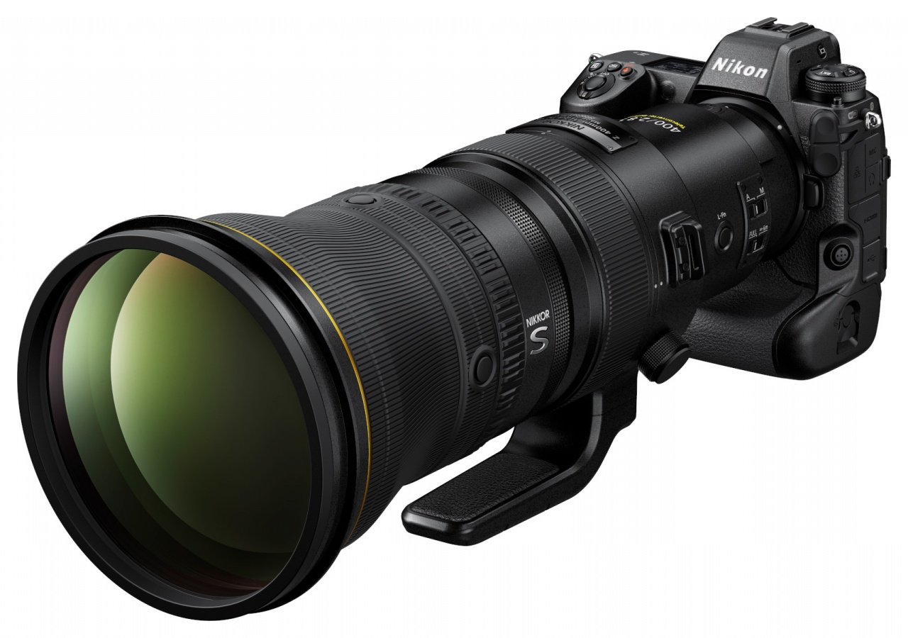 nikon nikkor z 400mm 2 8 tc z9 front34l nikon nikkor z 400mm 2 8 tc z9 front34l