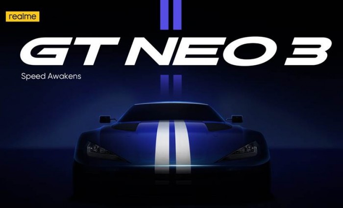 realme GT NEO 3 sarà lanciato in Cina il 22 marzo