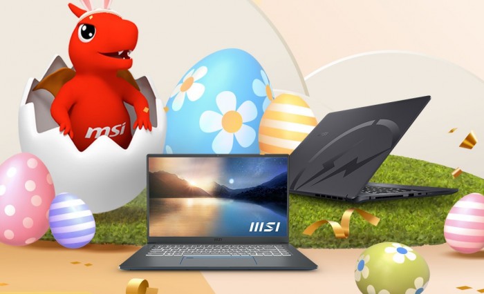 Pasqua: MSI festeggia le prossime festività con sconti sui notebook fino a 950 euro