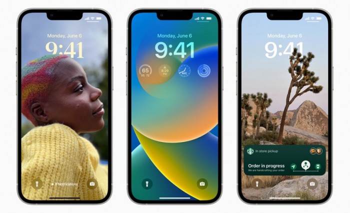 Apple presenta la nuova schermata di blocco di iOS 16