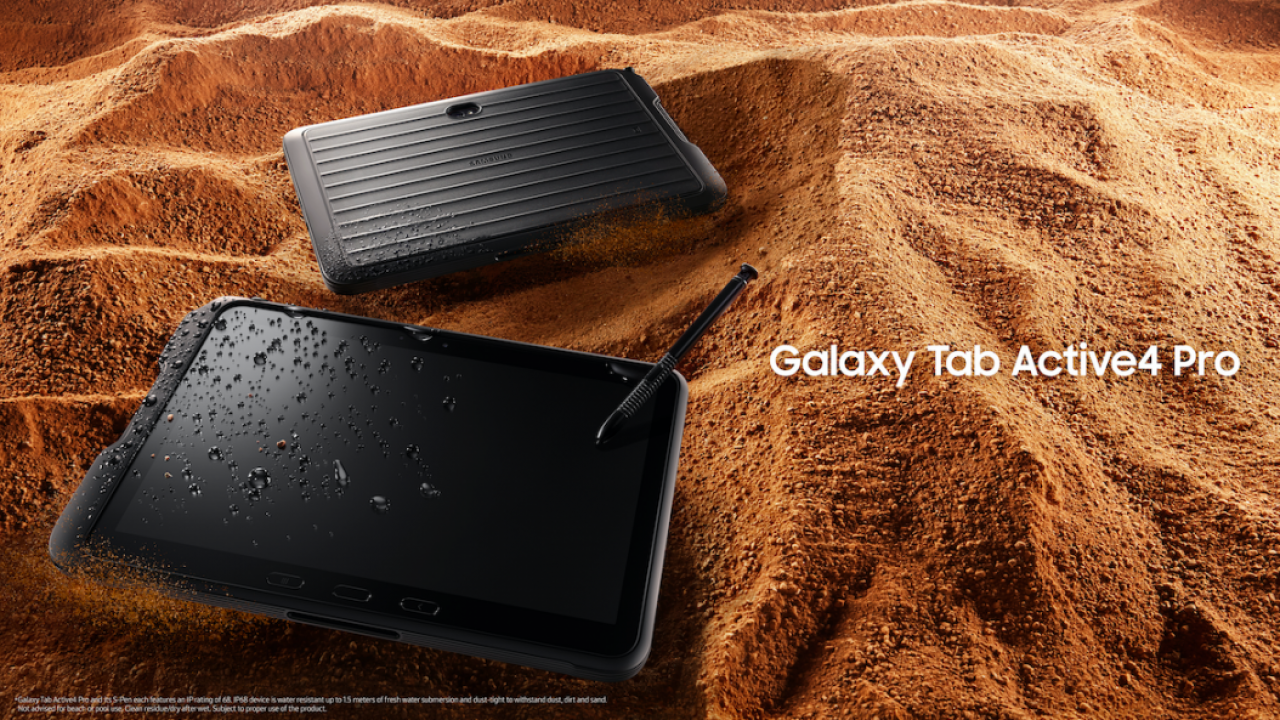 Galaxy Tab Active4 Pro: dispositivo rugged progettato per la forza lavoro in movimento
