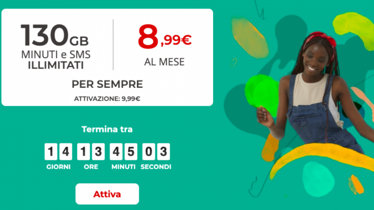 iliad festeggia l'arrivo dell'estate con la nuova offerta FLASH 130