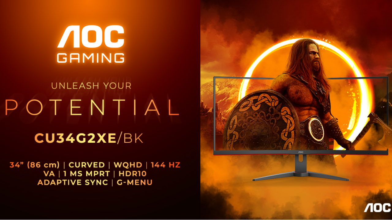 AGON by AOC ha annunciato due display da gaming ultrawide HDR 