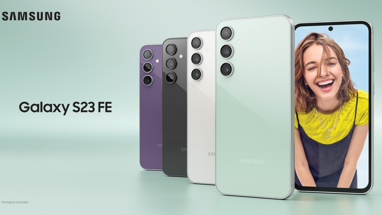 Samsung Galaxy S23 FE è disponibile in Italia con un bundle all’insegna della musica