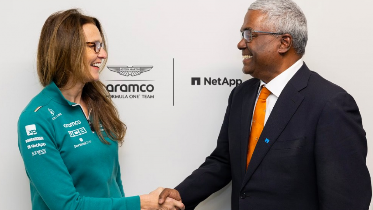 Aston Martin Aramco Formula Uno e NetApp Rinnovano la partnership