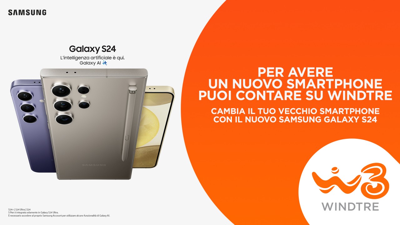 Nei WindTre Store una nuova promozione dedicata al Galaxy S24
