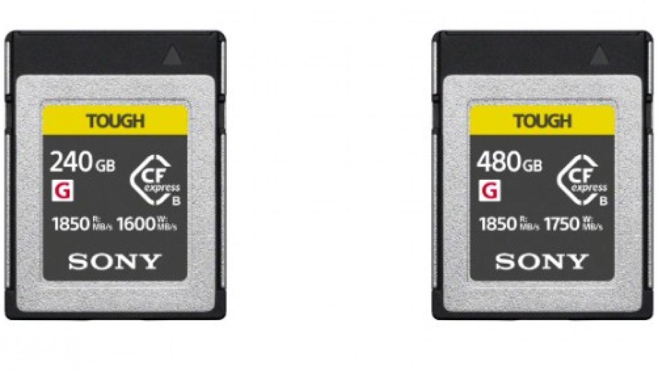 Elevati livelli di capacità e velocità con le nuove schede di memoria CEB-G480T/CEB-G240T di Sony