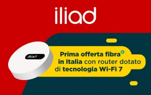 iliad: prima offerta fibra in Italia con router dotato di tecnologia Wifi 7