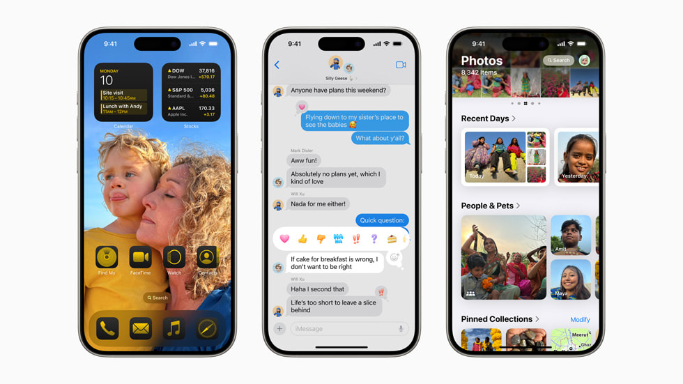 Apple alza il sipario su iOS 18