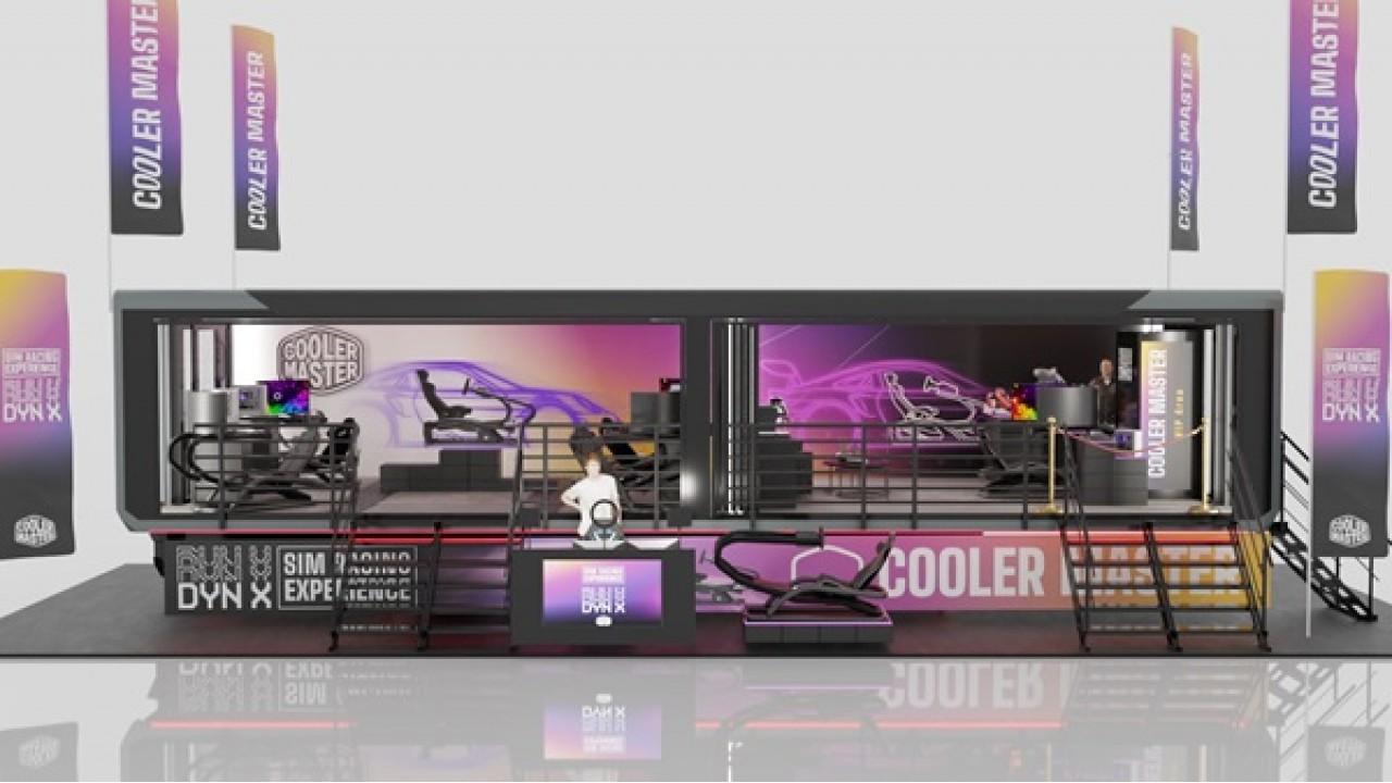 Cooler Master svela linnovativo Racing Simulator Dyn X allADAC SimRacing Expo 2024