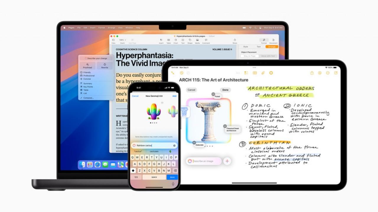 In arrivo nuove funzioni di Apple Intelligence su iPhone, iPad e Mac