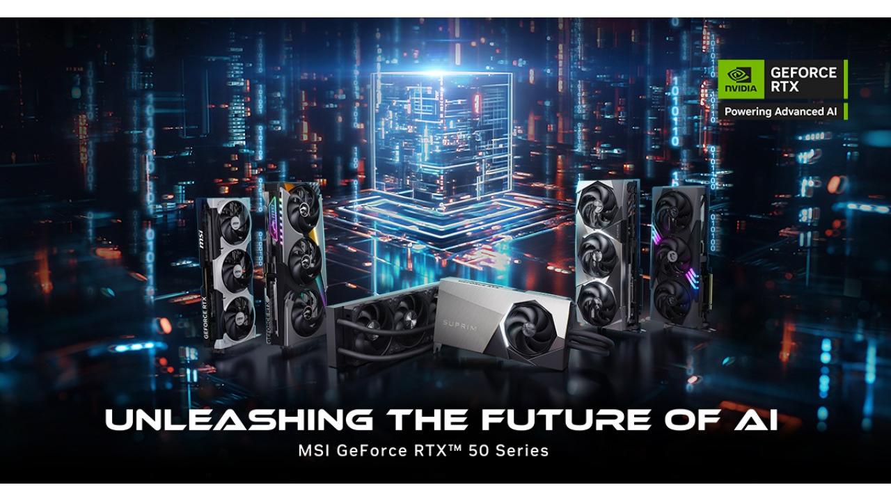 NVIDIA GeForce RTX serie 50, schede di nuova generazione per l'era dell'AI