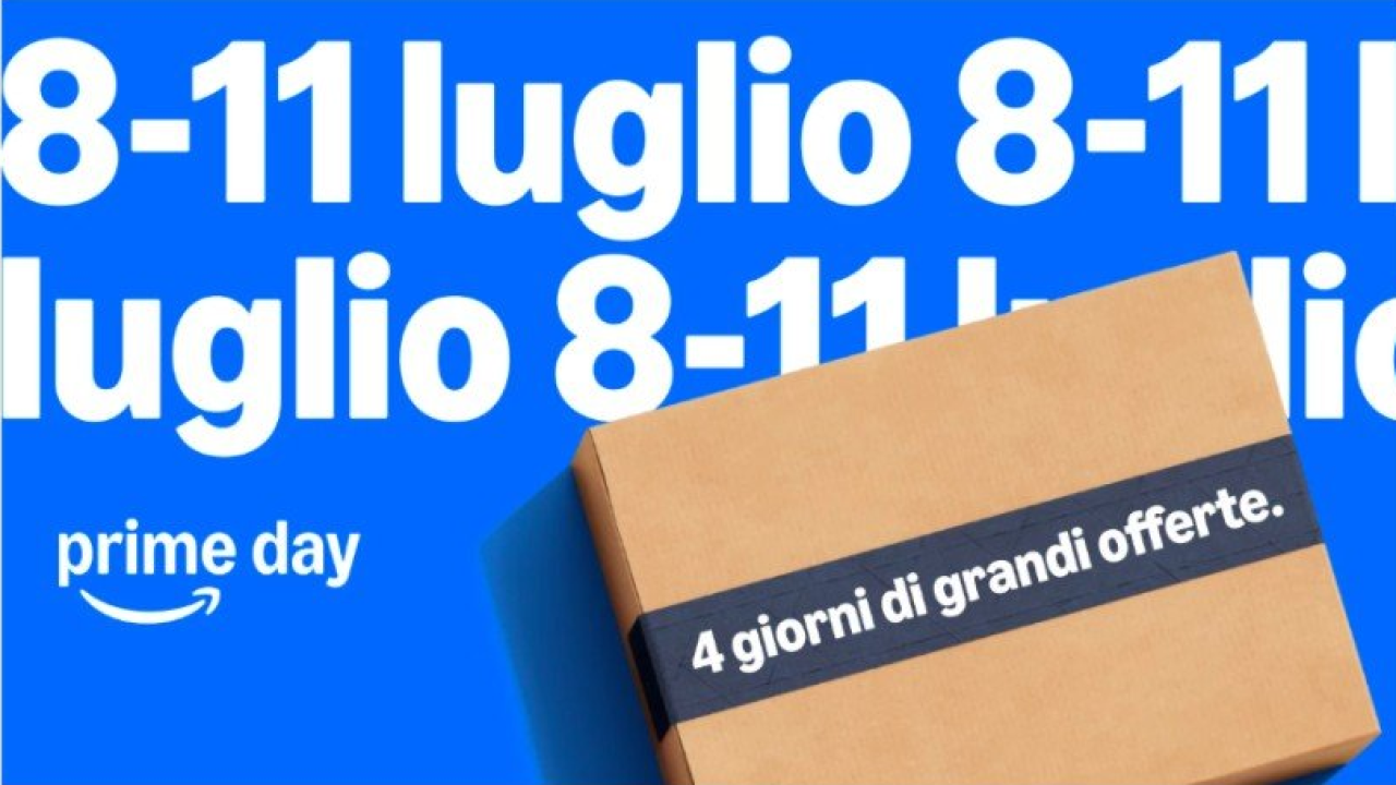 Prime Day di Amazon torna dall’8 all’11 luglio