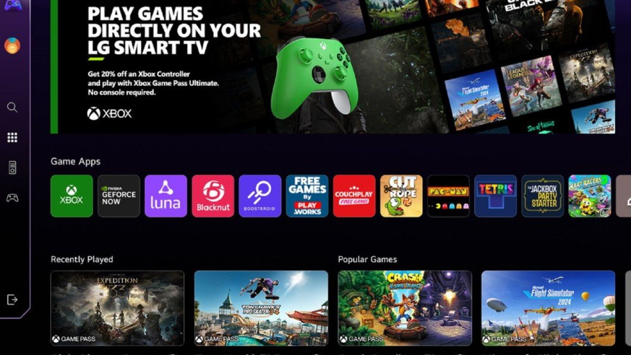 LG aggiorna Gaming Portal sui tv con nuove funzioni e titoli 