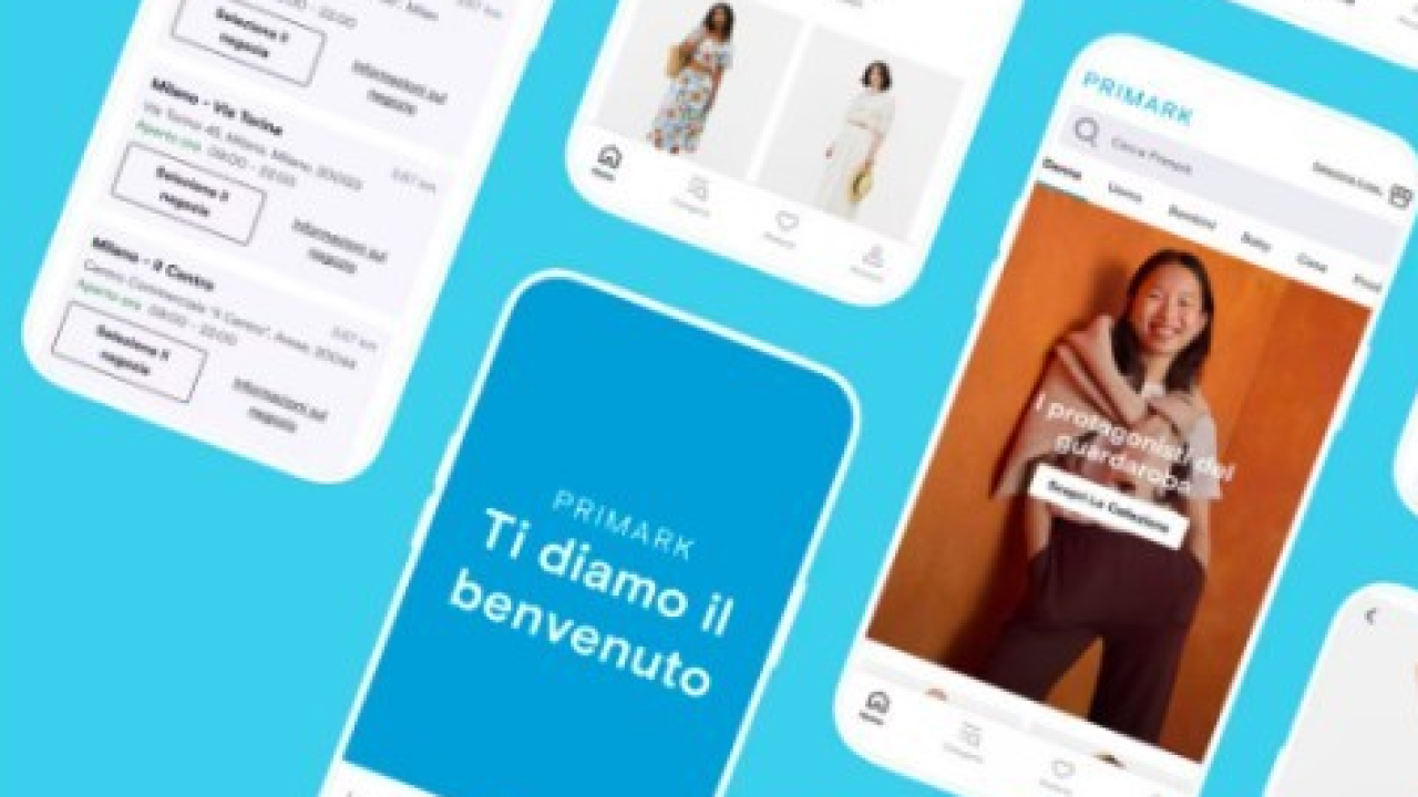 Primark sceglie l’Italia per il lancio della sua prima app