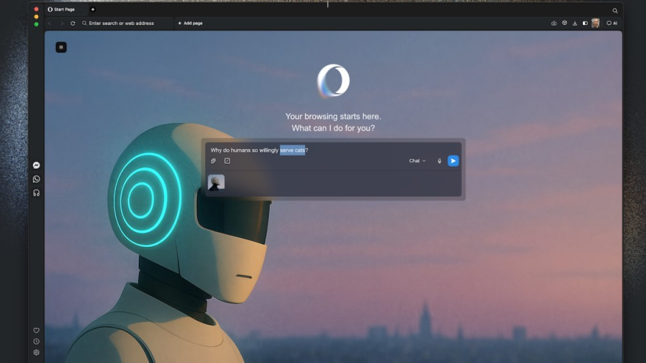 Opera svela Neon, il browser AI agentico