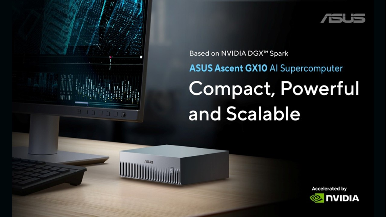 ASUS: disponibile il supercomputer AI compatto Ascent GX10