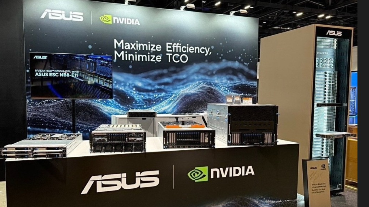 ASUS presenta i server di nuova generazione basati su NVIDIA HGX B300 e AI Factory