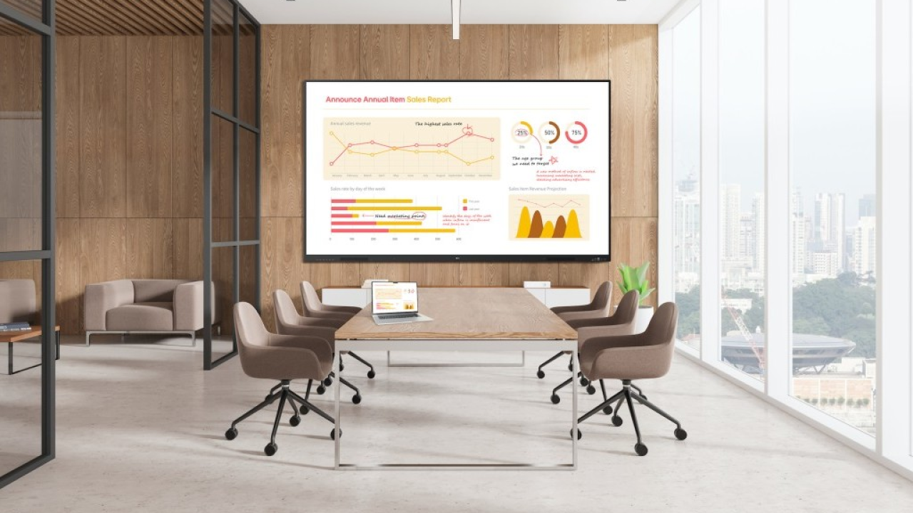 LG amplia la gamma di lavagne interattive LG Createboard