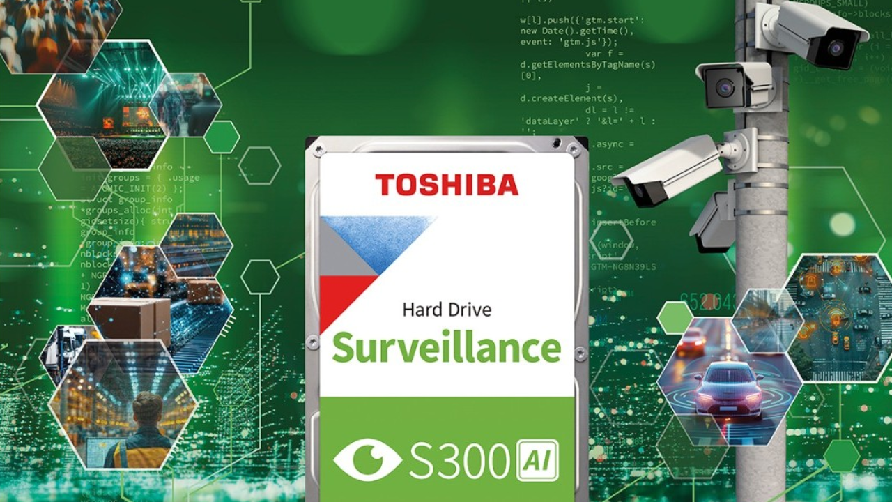 Toshiba lancia l'HDD per la sorveglianza S300 AI