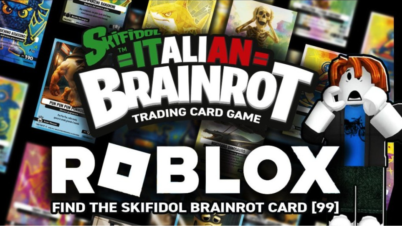 Su Roblox sbarca il videogioco originale “Find The Skifidol Brainrot Card [99]”