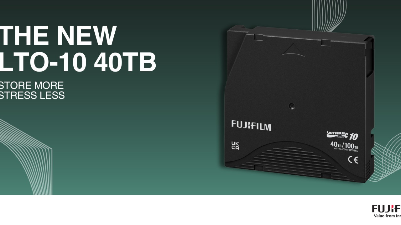 Fujifilm lancia la cartuccia dati LTO Ultrium 10 (40 TB)