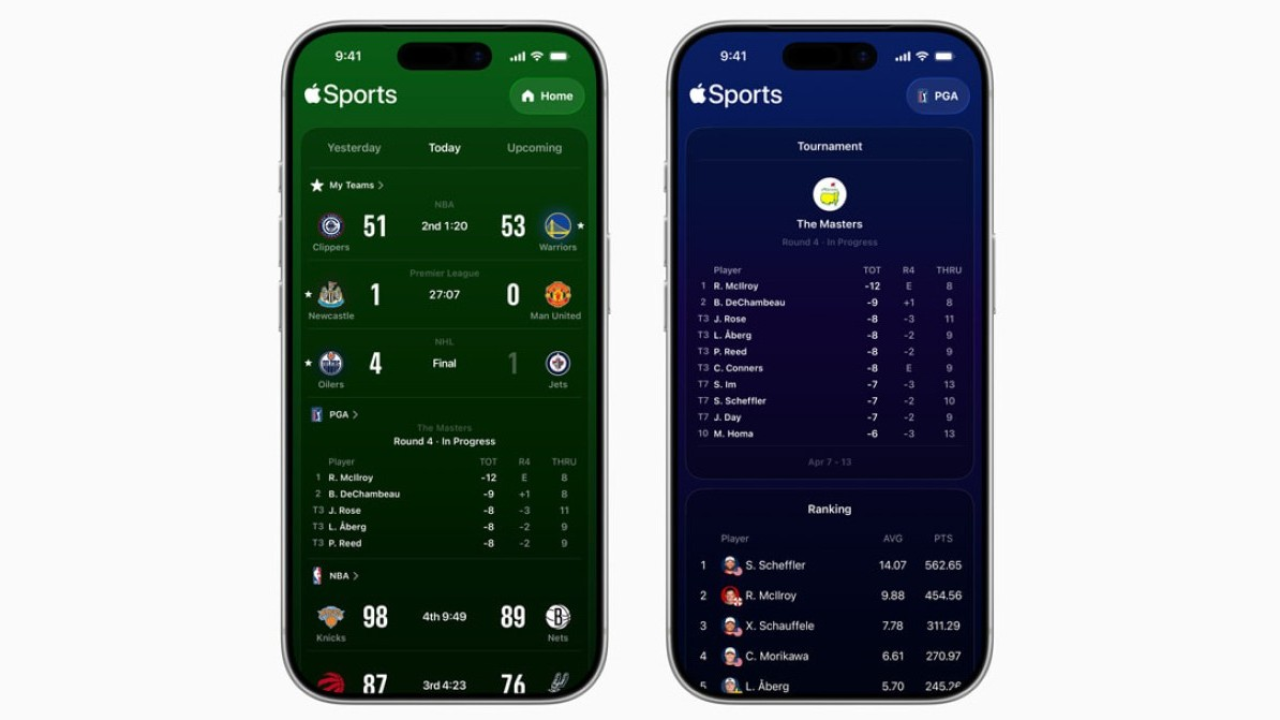 Apple Sports dà il benvenuto al golf