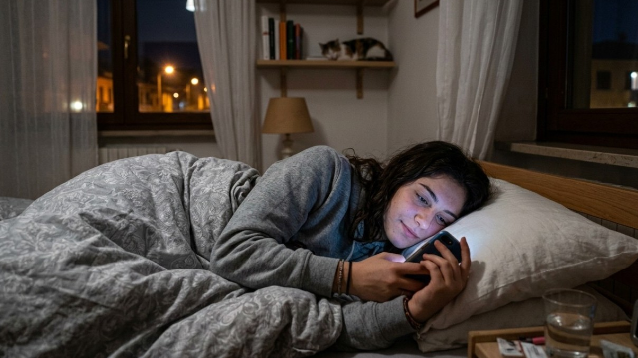 Sondaggio di MCO Report: 76% delle donne controlla lo smartphone di notte